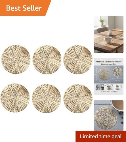Luxurious gold coasters - set, of