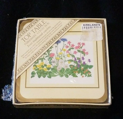 Square top table floral - top,