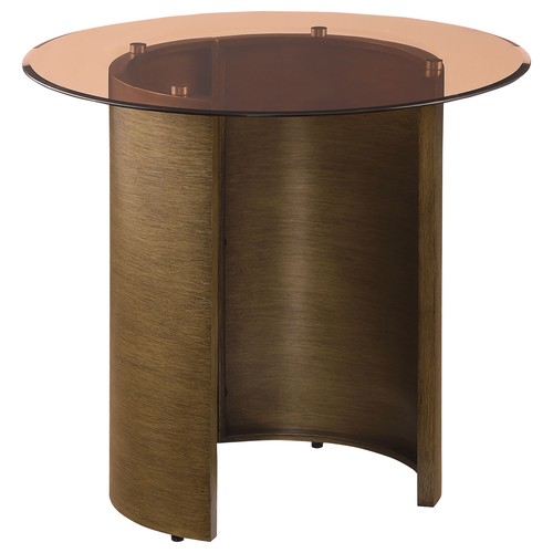 Coaster morena round tawny - round,