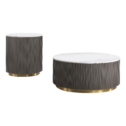 Coaster jason piece - 2-piece, round