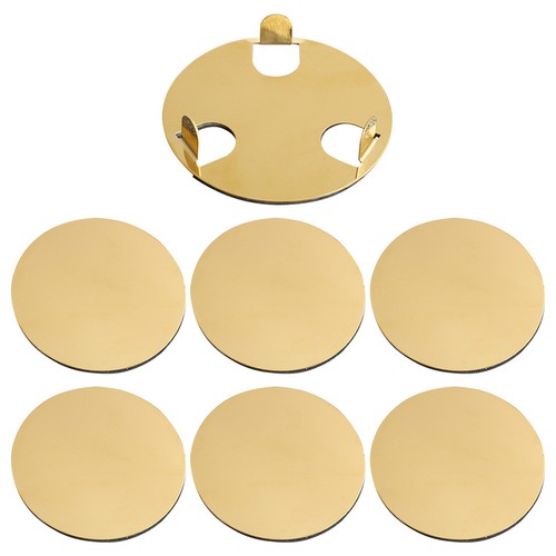 Pcs metals coaster dining - pcs,