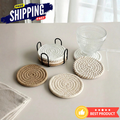 8pcs cup coasters set - 4/8pcs,