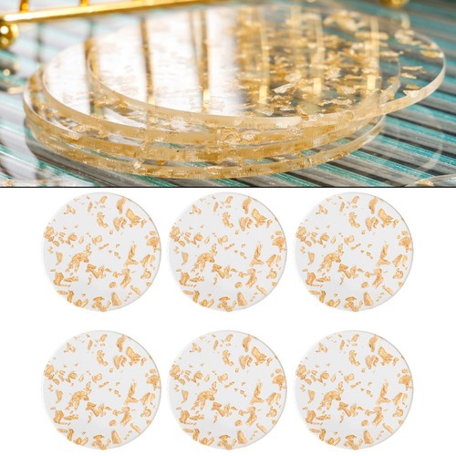 Stylish acrylic coaster - coaster, set