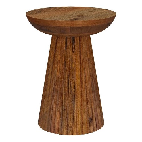 Aureo round solid wood accent - round,