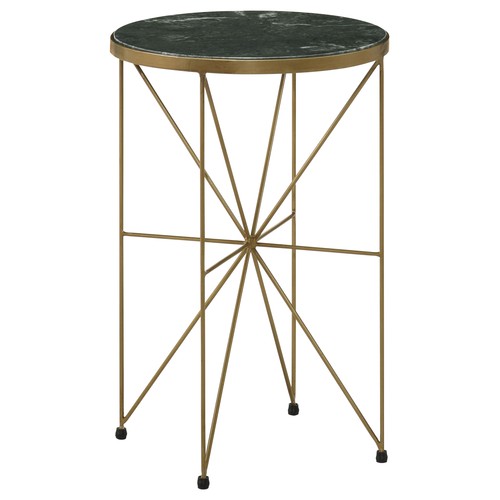 Coaster eliska round green - eliska,