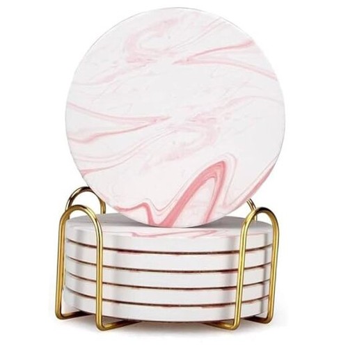 Cute marble coasters set - marble,
