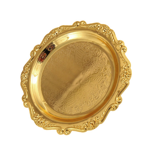 Gold coasters set pcs - gold, 6