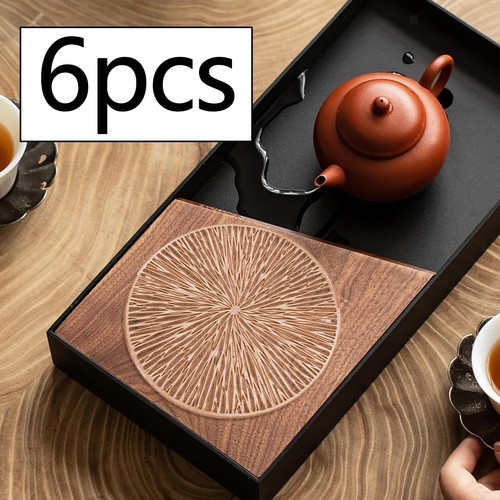 Pieces drink coasters - 6, 4"