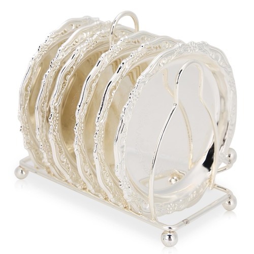 Set piece coasters with - set,